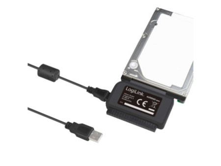 LogiLink Câble adaptateur USB 2.0 - SATA et IDE, longueur: