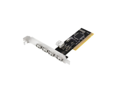 LogiLink Carte PCI USB 2.0, 4 + 1 ports, chipset VIA