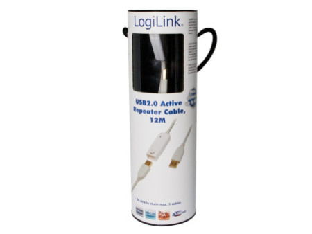 LogiLink Rallonge USB 2.0, 12,0 m