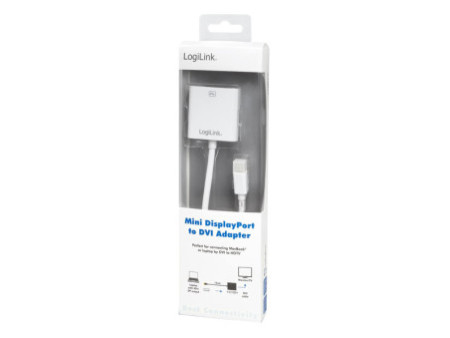 LogiLink Adaptateur mini DisplayPort mâle - DVI femelle 24+