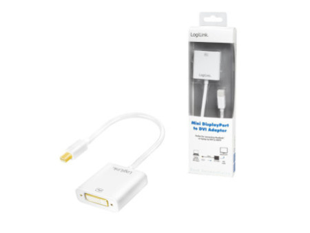LogiLink Adaptateur mini DisplayPort mâle - DVI femelle 24+