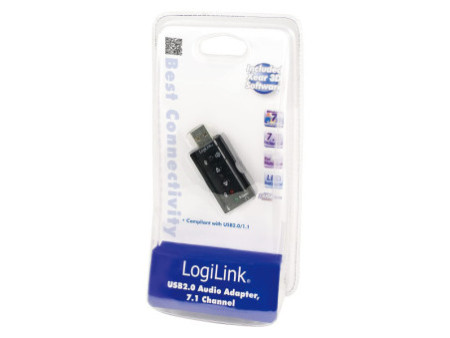 LogiLink Adaptateur audio USB 2.0, soundeffect 7.1