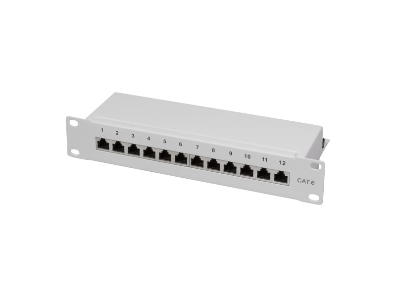 Logilink Panneau de brassage 10' cat. 6, blindé, 12 ports