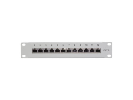 Logilink Panneau de brassage 10' cat. 6, blindé, 12 ports