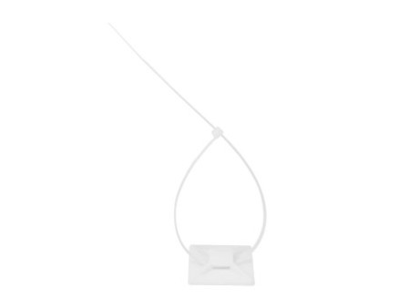 LogiLink Attache-câbles, 100 x 2,5 mm, nylon, blanc