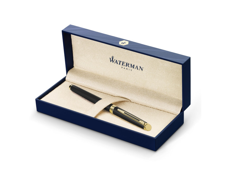 WATERMAN Stylo roller Hémisphère, Mat Noir G.T.