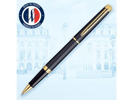 WATERMAN Stylo roller Hémisphère, Mat Noir G.T.