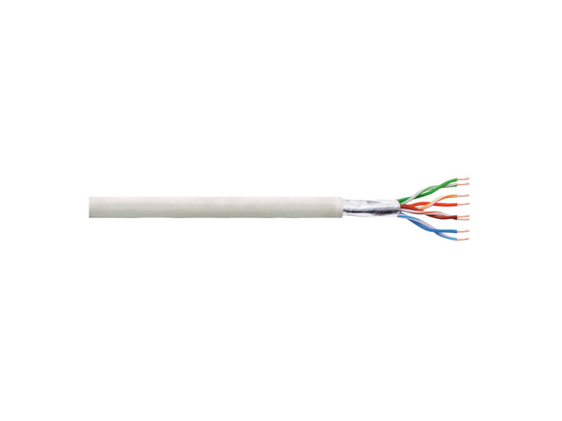 LogiLink Câble d'installation, cat.5e, F/UTP, 305 m, gris