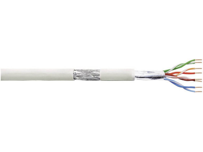 LogiLink Câble d'installation, Cat.5e, SF/UTP, 305 m, gris