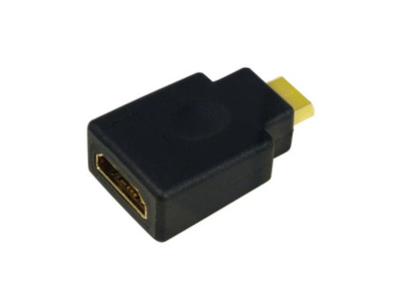 LogiLink Mini adaptateur, HDMI femelle - HDMI mâle, 19 pôles