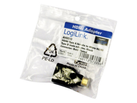 LogiLink Adaptateur connecteur HDMI femelle - Micro HDMI