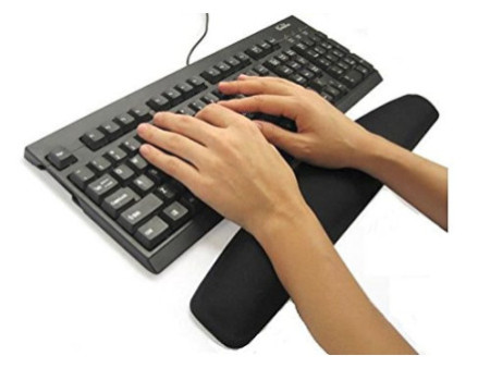 LogiLink Repose-poignets en gel pour clavier, noir