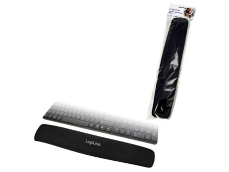 LogiLink Repose-poignets en gel pour clavier, noir