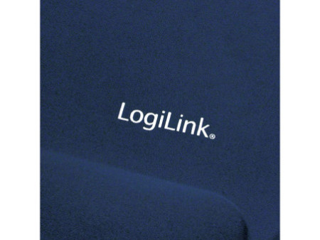 LogiLink Repose-poignet à gel avec tapis de souris, bleu