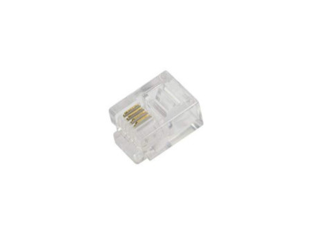 LogiLink Connecteur mâle RJ11 pour câble plat, non blindé