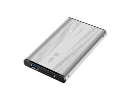 LogiLink Boîtier pour disque dur SATA 2,5', USB 3.0, argent