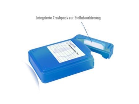 LogiLink Boîtier de protection pour disques durs 3,5', bleu