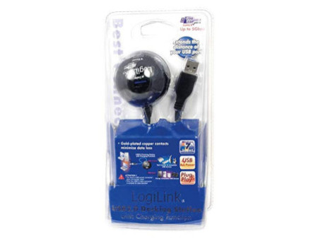 LogiLink Station d'accueil USB 3.0, 2 ports, avec fonction