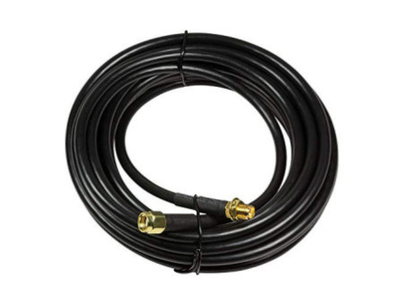 LogiLink Rallonge pour antenne intérieure WiFi, 5 m, noir