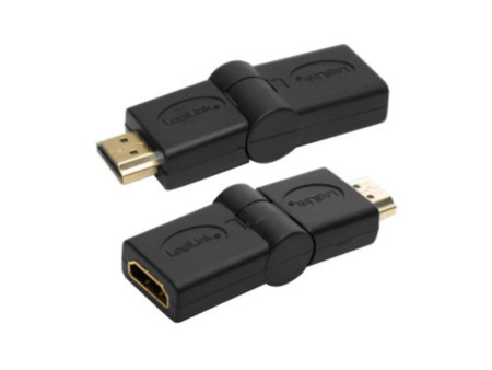 LogiLink Adaptateur HDMI femelle - HDMI mâle, inclinable