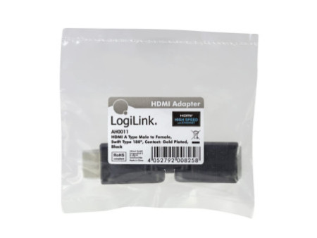 LogiLink Adaptateur HDMI femelle - HDMI mâle, inclinable