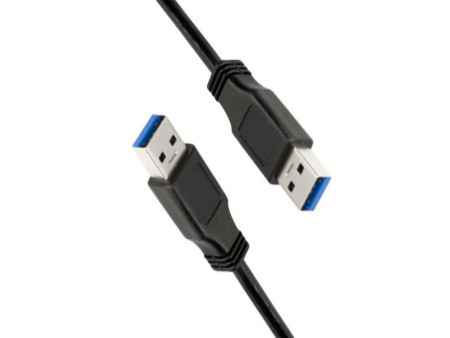 LogiLink Câble USB 3.0, USB-A - USB-A mâle, 1 m, noir