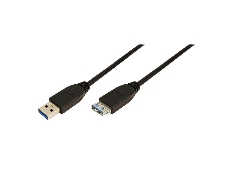 Logilink Rallonge USB 3.0, noir, 2,0 m