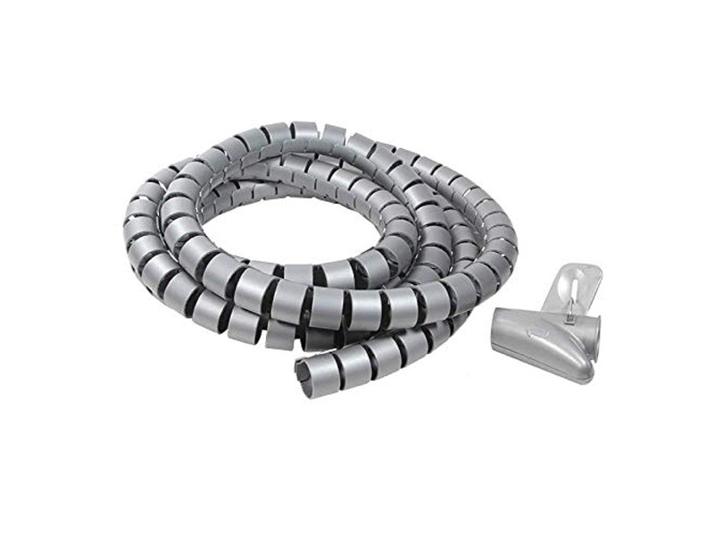 LogiLink Attache-câbles, 2,5 m, diamètre: 25 mm, argent