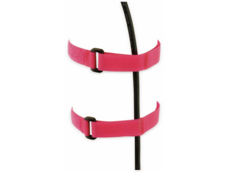 LogiLink Attache-câbles auto-agrippante, 500 x 20 mm, rose