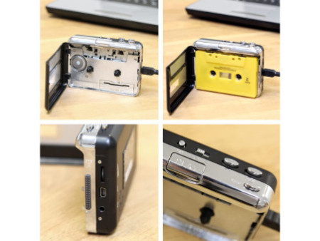LogiLink Walkman, avec fonction convertisseur, noir/argent