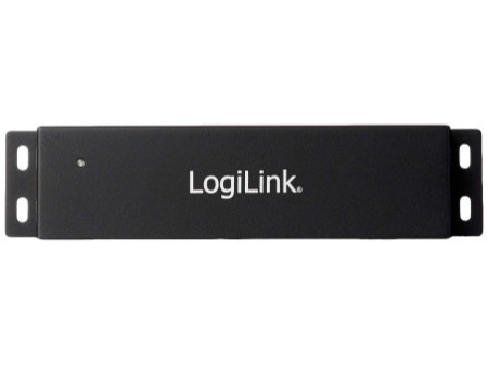 LogiLink Hub USB 2.0 pour un montage mural, 7 ports, boîtier