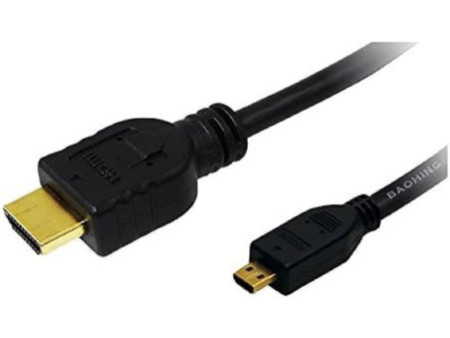 LogiLink Câble HDMI, A mâle - micro D mâle, 1,5 m