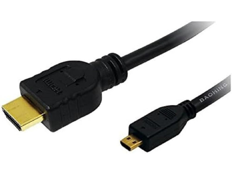 LogiLink Câble HDMI, A mâle - micro D mâle, 1,5 m