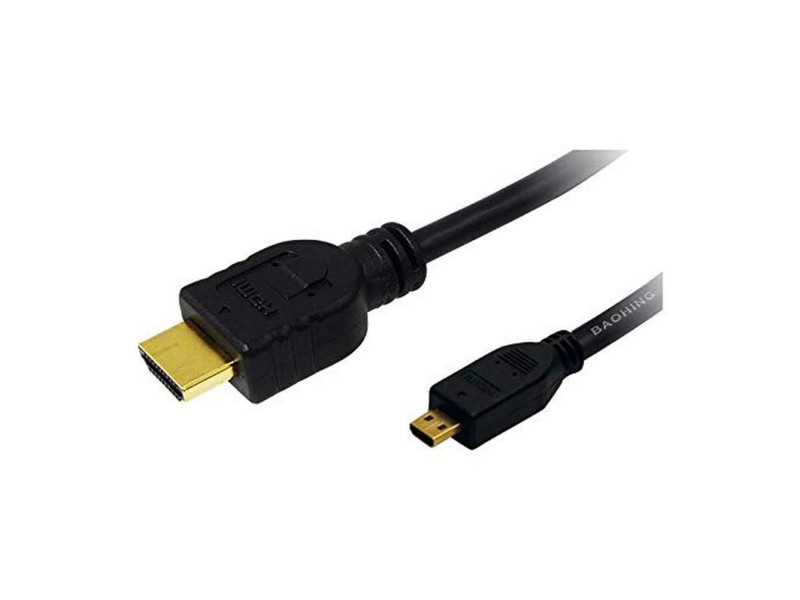 LogiLink Câble HDMI, A mâle - micro D mâle, 2 m