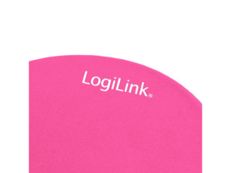 LogiLink Repose-poignet à gel avec tapis de souris, rose