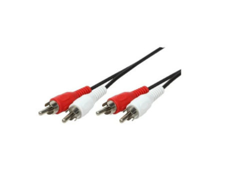 LogiLink Câble audio, 2x RCA mâle - 2x RCA mâle, 2,5 m