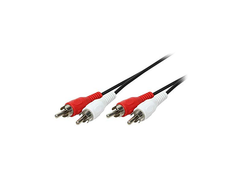 LogiLink Câble audio, 2x RCA mâle - 2x RCA mâle, 10 m