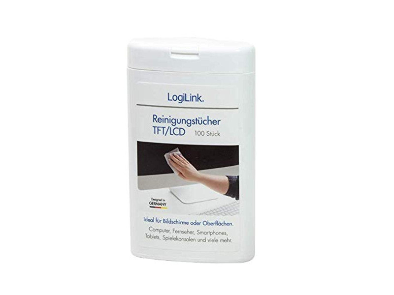 LogiLink Lingettes de nettoyage pour écrans TFT/LCD/LED,