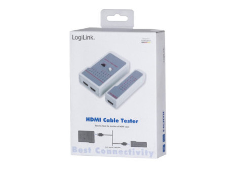 LogiLink Testeur de câble HDMI, contrôle via un test rapide