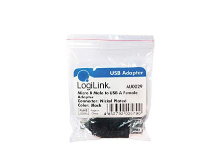 LogiLink Adaptateur USB 2.0, micro USB mâle - USB femelle
