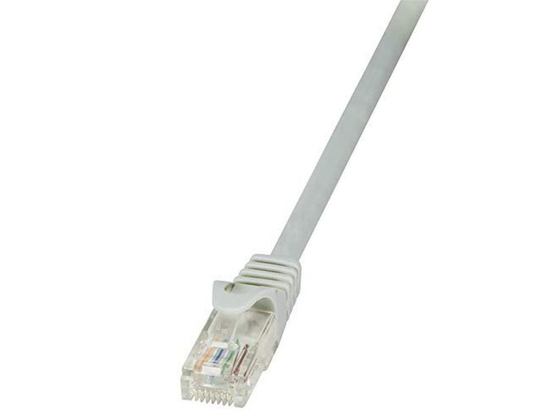 LogiLink Câble patch, Cat. 5e, U/UTP, 2,0 m, gris, gaine en
