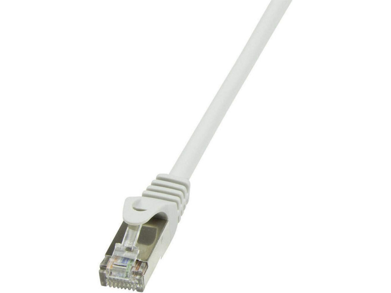 LogiLink Câble Patch, Cat. 5e, SF/UTP, 3,0m, gris, gaine en