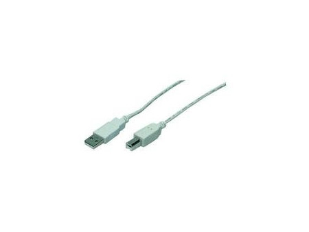 LogiLink Câble USB 2.0, USB-A - USB-B, 5,0 m