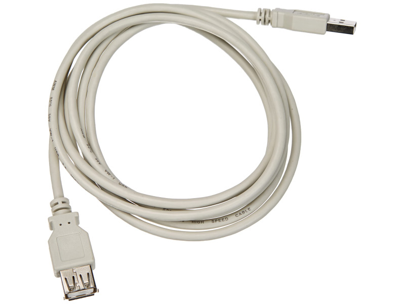 LogiLink Rallonge USB 2.0, gris, 2,0 m