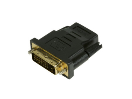 LogiLink Adaptateur HDMI femelle - DVI-D 24+1 mâle, noir