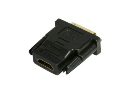 LogiLink Adaptateur HDMI femelle - DVI-D 24+1 mâle, noir