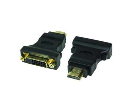 LogiLink Adaptateur HDMI mâle - DVI-D femelle 24+1, noir