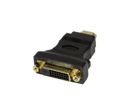 LogiLink Adaptateur HDMI mâle - DVI-D femelle 24+1, noir