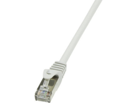 LogiLink Câble Patch, Cat. 5e, F/UTP, 10 m, gris, gaine en