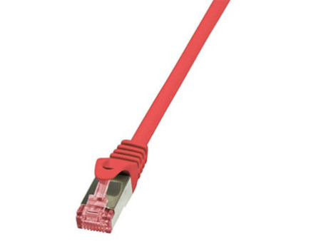 LogiLink Câble patch, Cat. 6, S/FTP, 3 m, rouge